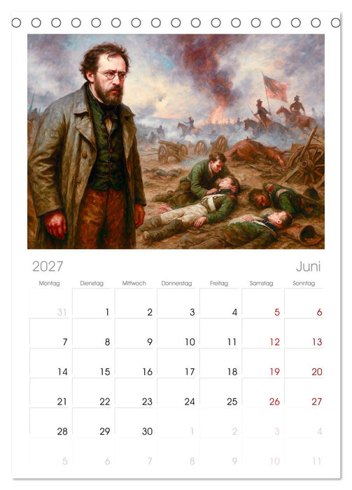 Leo Tolstoi (CALVENDO Tischplaner A5H 2027)
