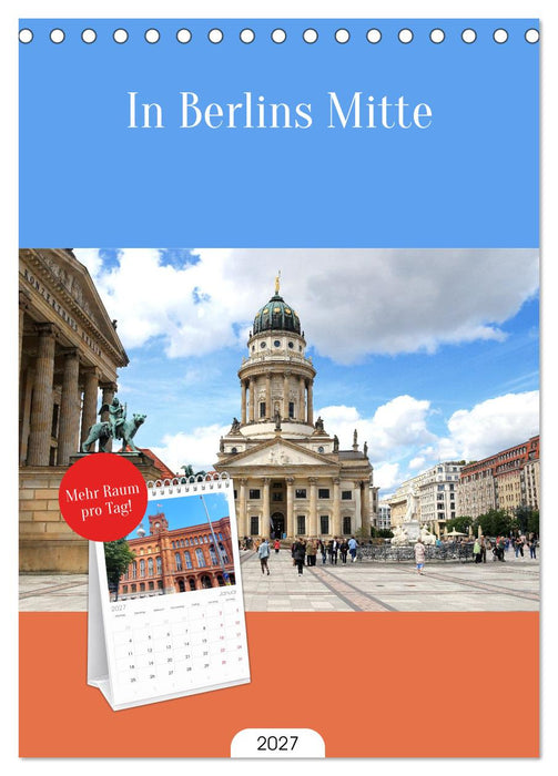 In Berlins Mitte (CALVENDO Tischplaner A5H 2027)