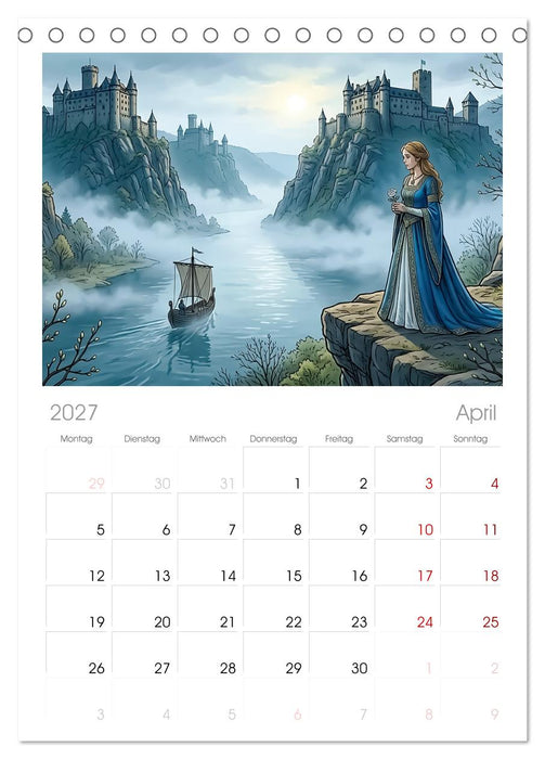 Lorelei – Die Geburt einer Legende (CALVENDO Tischplaner A5H 2027)