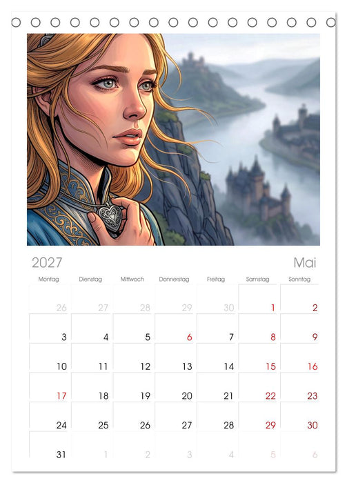 Lorelei – Die Geburt einer Legende (CALVENDO Tischplaner A5H 2027)