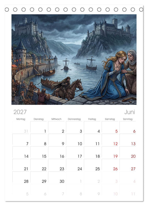 Lorelei – Die Geburt einer Legende (CALVENDO Tischplaner A5H 2027)