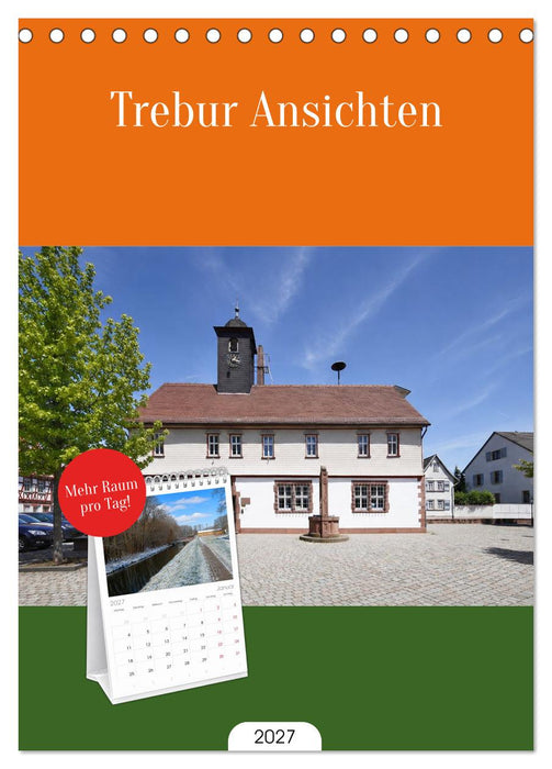 Trebur Ansichten (CALVENDO Tischplaner A5H 2027)