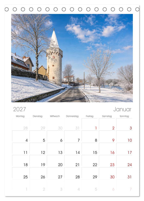 Seligenstadt am Main (CALVENDO Tischplaner A5H 2027)