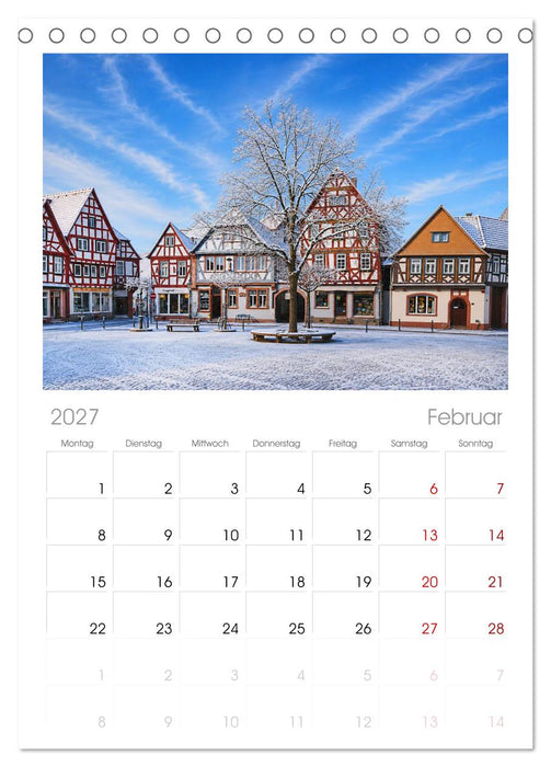 Seligenstadt am Main (CALVENDO Tischplaner A5H 2027)
