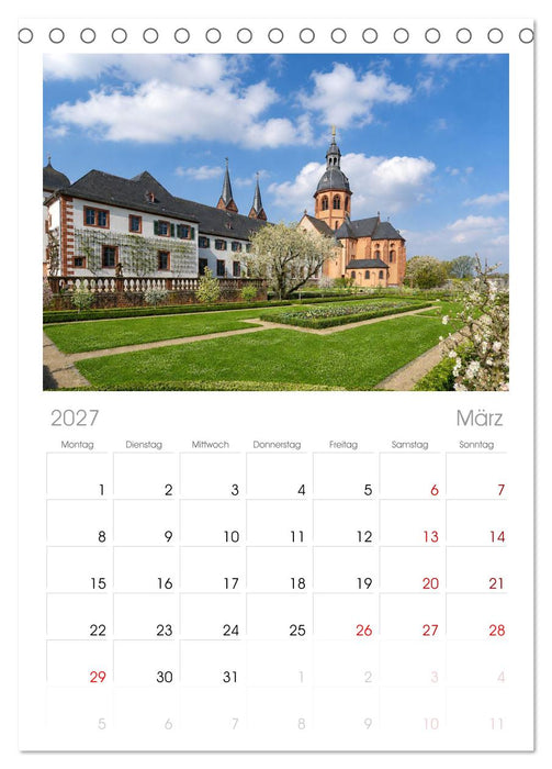Seligenstadt am Main (CALVENDO Tischplaner A5H 2027)