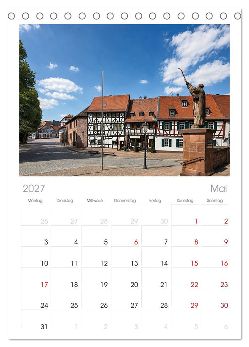 Seligenstadt am Main (CALVENDO Tischplaner A5H 2027)