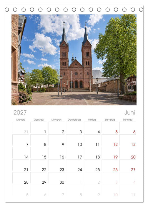 Seligenstadt am Main (CALVENDO Tischplaner A5H 2027)