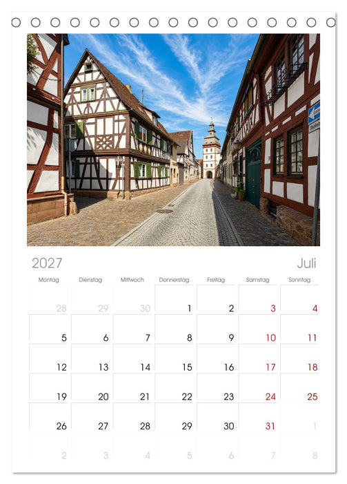Seligenstadt am Main (CALVENDO Tischplaner A5H 2027)