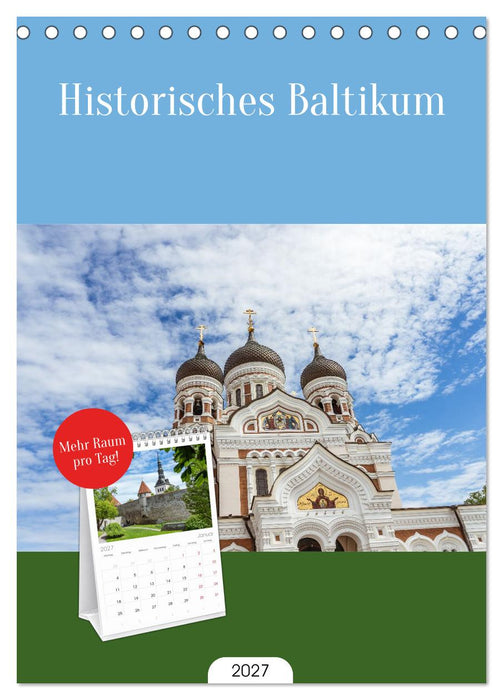 Historisches Baltikum (CALVENDO Tischplaner A5H 2027)