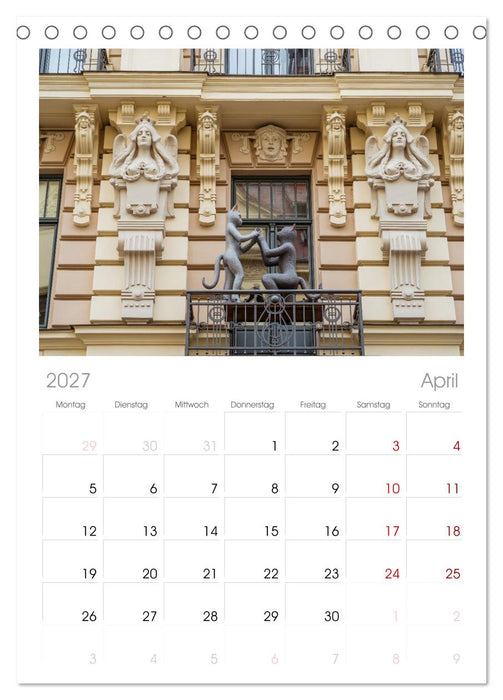 Historisches Baltikum (CALVENDO Tischplaner A5H 2027)