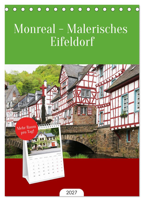 Monreal - Malerisches Eifeldorf (CALVENDO Tischplaner A5H 2027)
