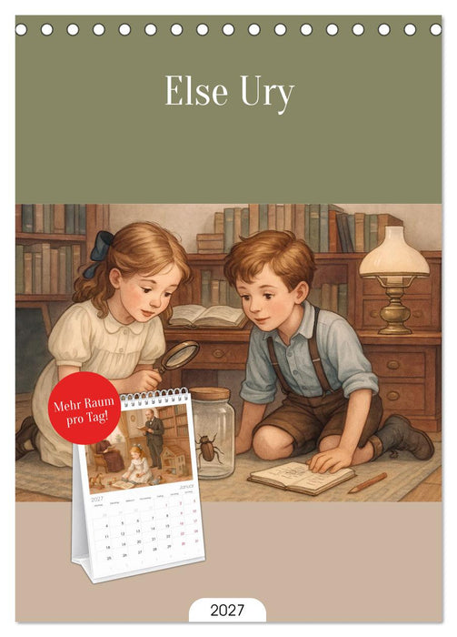 Else Ury (CALVENDO Tischplaner A5H 2027)