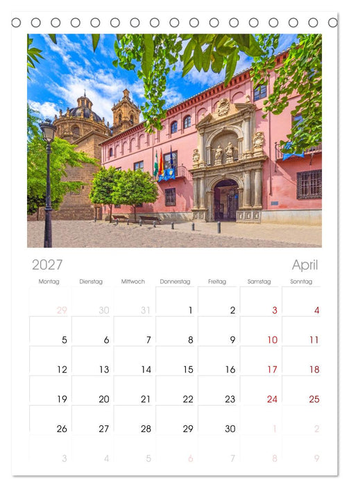 Ein Herz für Granada (CALVENDO Tischplaner A5H 2027)