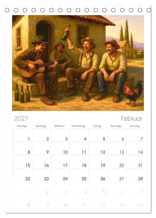John Steinbeck (CALVENDO Tischplaner A5H 2027)