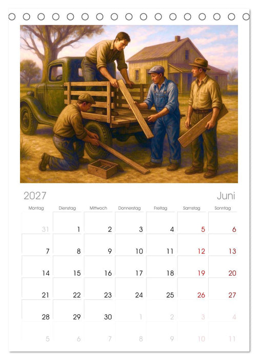 John Steinbeck (CALVENDO Tischplaner A5H 2027)