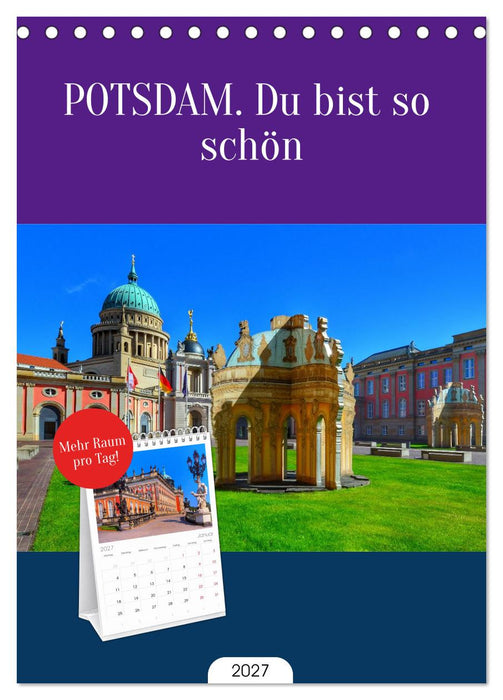 POTSDAM. Du bist so schön (CALVENDO Tischplaner A5H 2027)