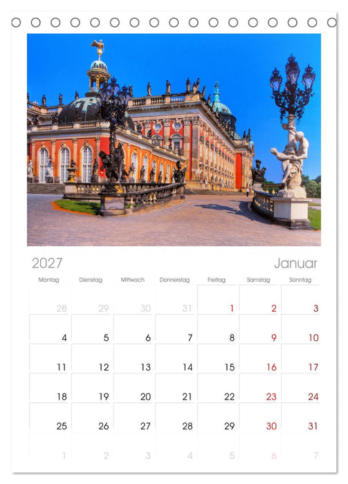 POTSDAM. Du bist so schön (CALVENDO Tischplaner A5H 2027)