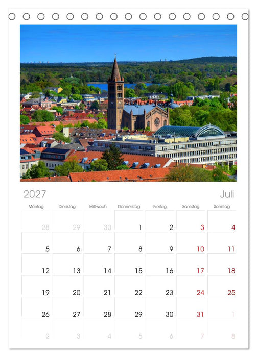 POTSDAM. Du bist so schön (CALVENDO Tischplaner A5H 2027)