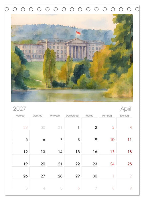 DOCUMENTA-Stadt Kassel (CALVENDO Tischplaner A5H 2027)