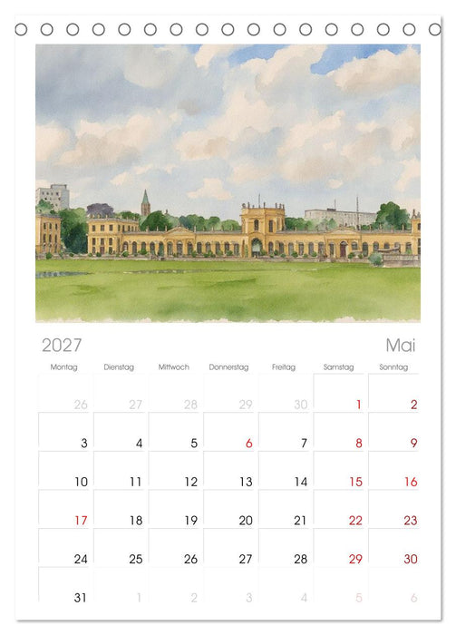 DOCUMENTA-Stadt Kassel (CALVENDO Tischplaner A5H 2027)
