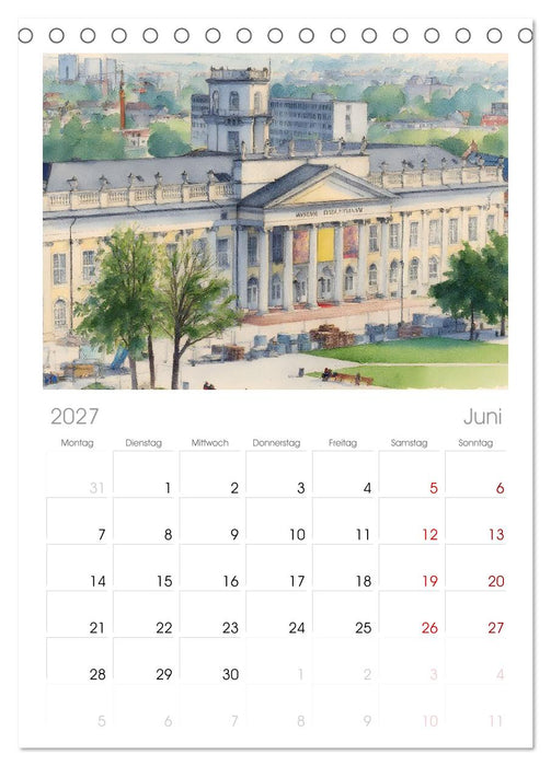 DOCUMENTA-Stadt Kassel (CALVENDO Tischplaner A5H 2027)