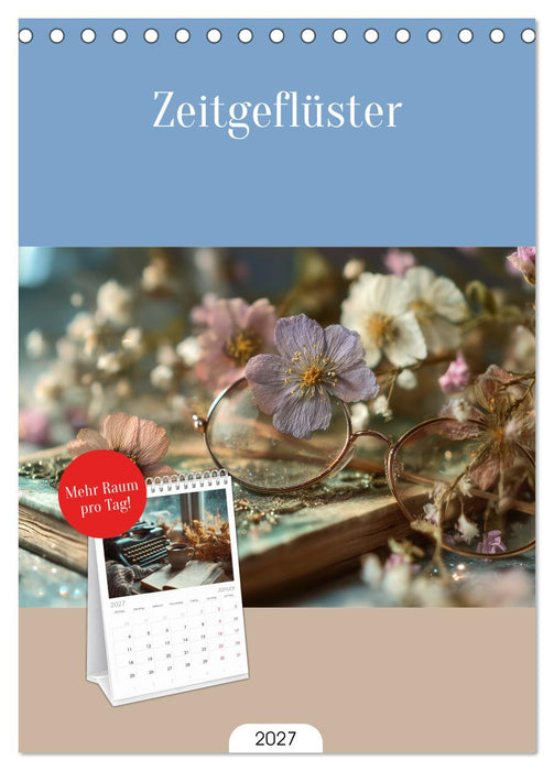 Zeitgeflüster (CALVENDO Tischplaner A5H 2027)