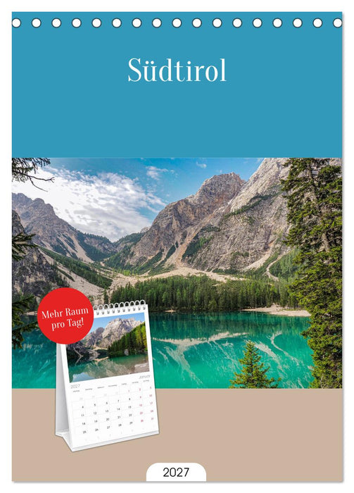 Südtirol (CALVENDO Tischplaner A5H 2027)