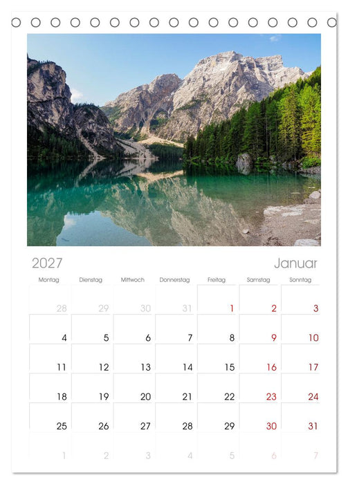 Südtirol (CALVENDO Tischplaner A5H 2027)
