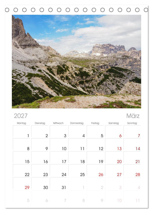 Südtirol (CALVENDO Tischplaner A5H 2027)
