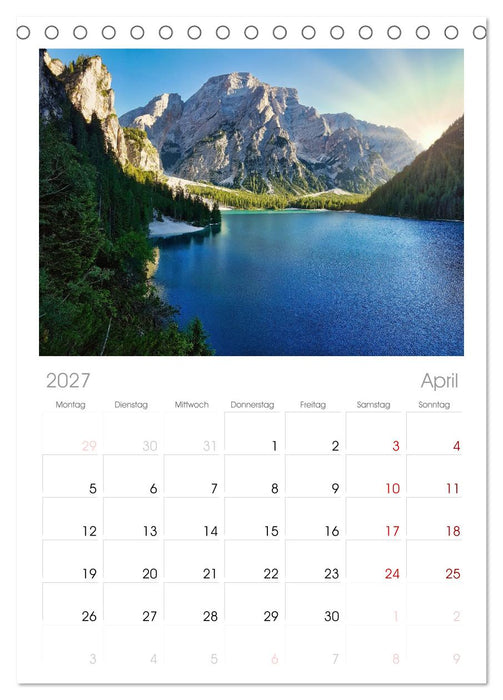 Südtirol (CALVENDO Tischplaner A5H 2027)