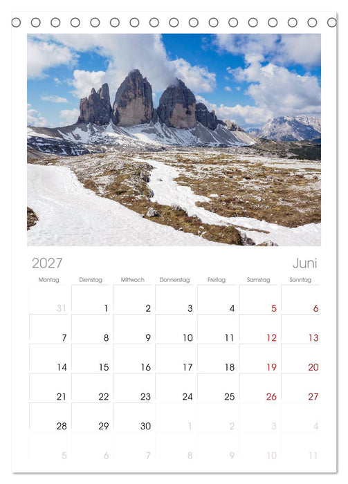 Südtirol (CALVENDO Tischplaner A5H 2027)