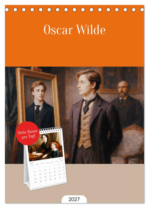 Oscar Wilde (CALVENDO Tischplaner A5H 2027)
