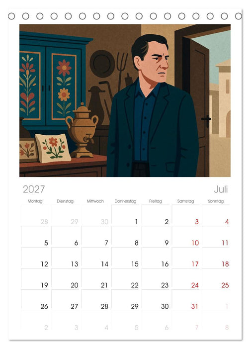 Siegfried Lenz (CALVENDO Tischplaner A5H 2027)