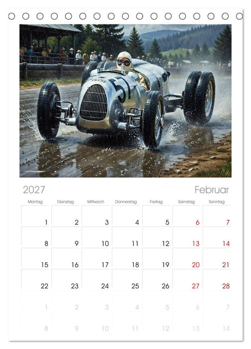 Oldies mit Charme (CALVENDO Tischplaner A5H 2027)