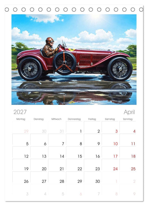 Oldies mit Charme (CALVENDO Tischplaner A5H 2027)