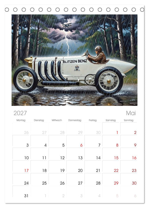 Oldies mit Charme (CALVENDO Tischplaner A5H 2027)