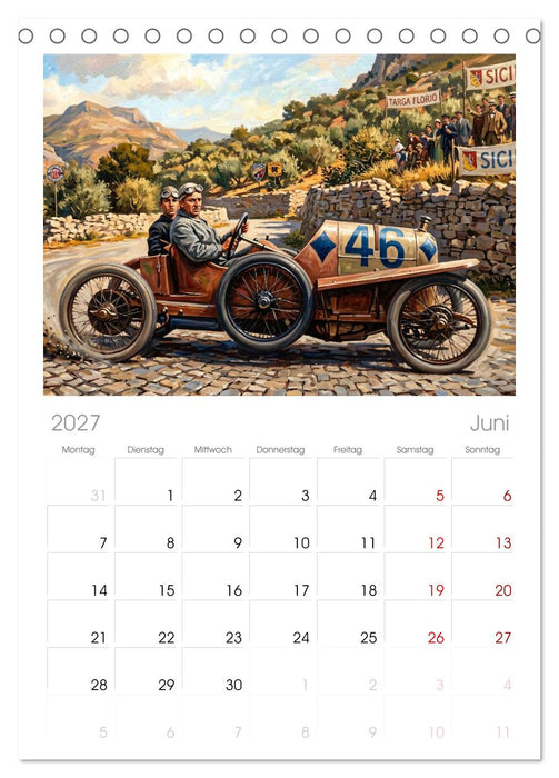 Oldies mit Charme (CALVENDO Tischplaner A5H 2027)
