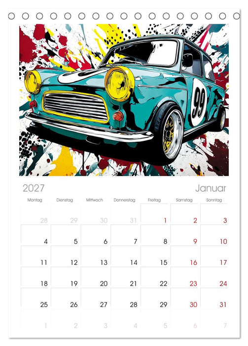 Popart Visionen (CALVENDO Tischplaner A5H 2027)