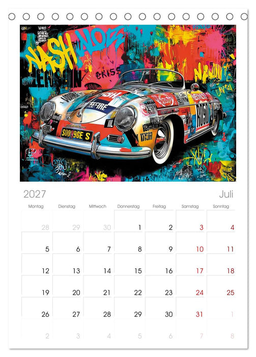 Popart Visionen (CALVENDO Tischplaner A5H 2027)