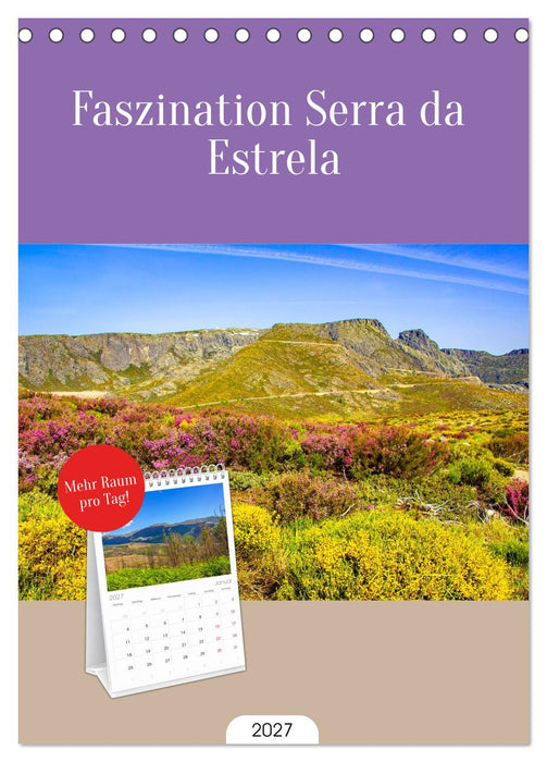 Faszination Serra da Estrela (CALVENDO Tischplaner A5H 2027)