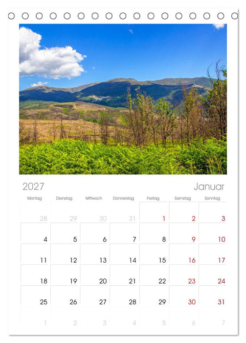 Faszination Serra da Estrela (CALVENDO Tischplaner A5H 2027)