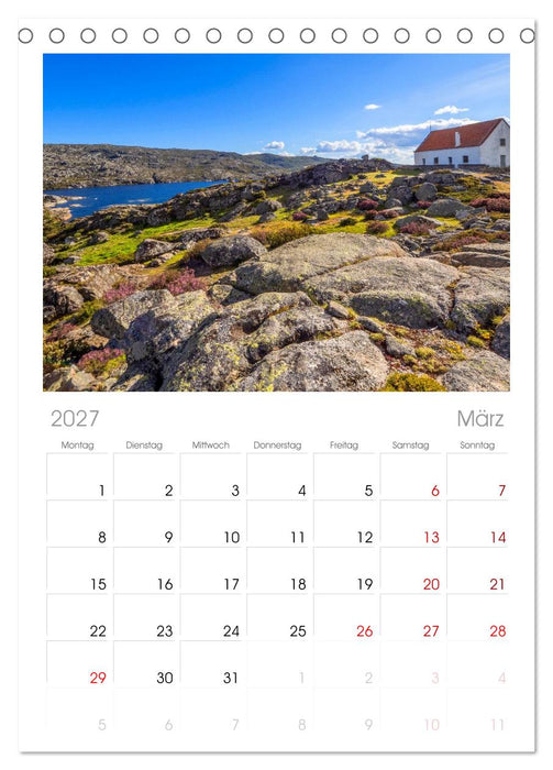 Faszination Serra da Estrela (CALVENDO Tischplaner A5H 2027)