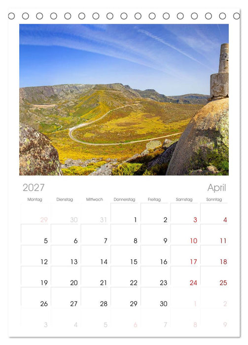 Faszination Serra da Estrela (CALVENDO Tischplaner A5H 2027)