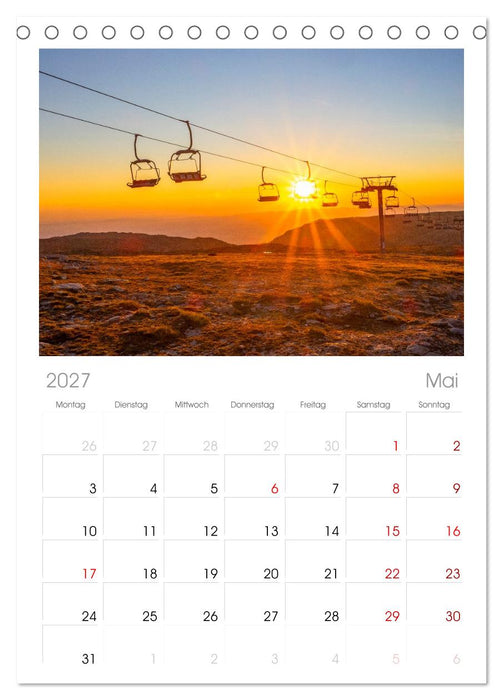 Faszination Serra da Estrela (CALVENDO Tischplaner A5H 2027)