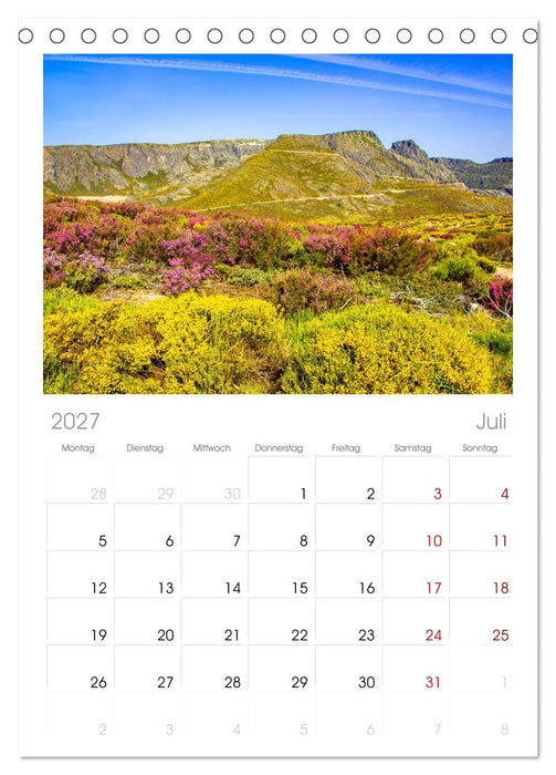 Faszination Serra da Estrela (CALVENDO Tischplaner A5H 2027)