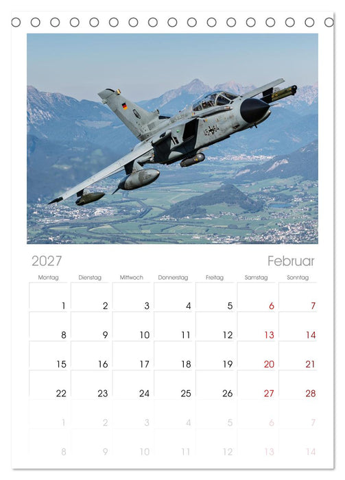 Panavia Tornado - The Multirole Fighter (CALVENDO Tischplaner A5H 2027)