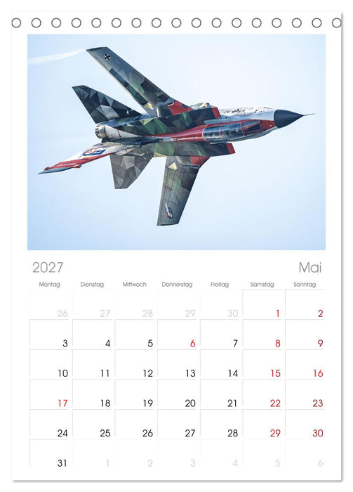 Panavia Tornado - The Multirole Fighter (CALVENDO Tischplaner A5H 2027)