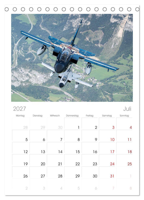Panavia Tornado - The Multirole Fighter (CALVENDO Tischplaner A5H 2027)