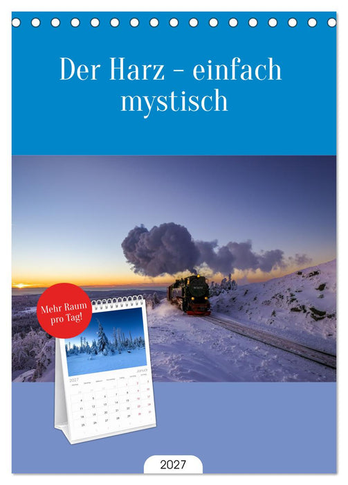 Der Harz - einfach mystisch (CALVENDO Tischplaner A5H 2027)