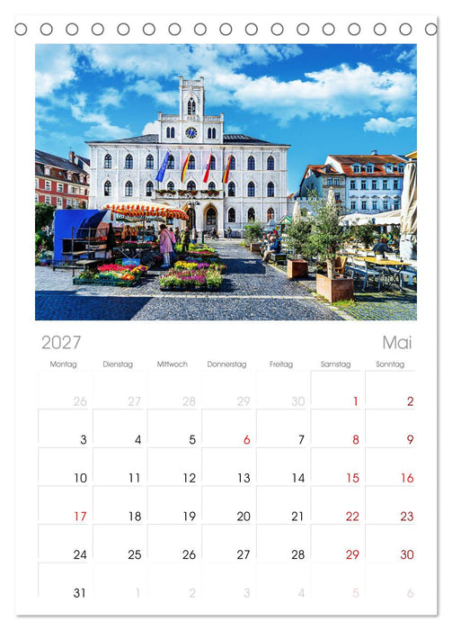 Weimar - Mit Plan durch das Jahr (CALVENDO Tischplaner A5H 2027)